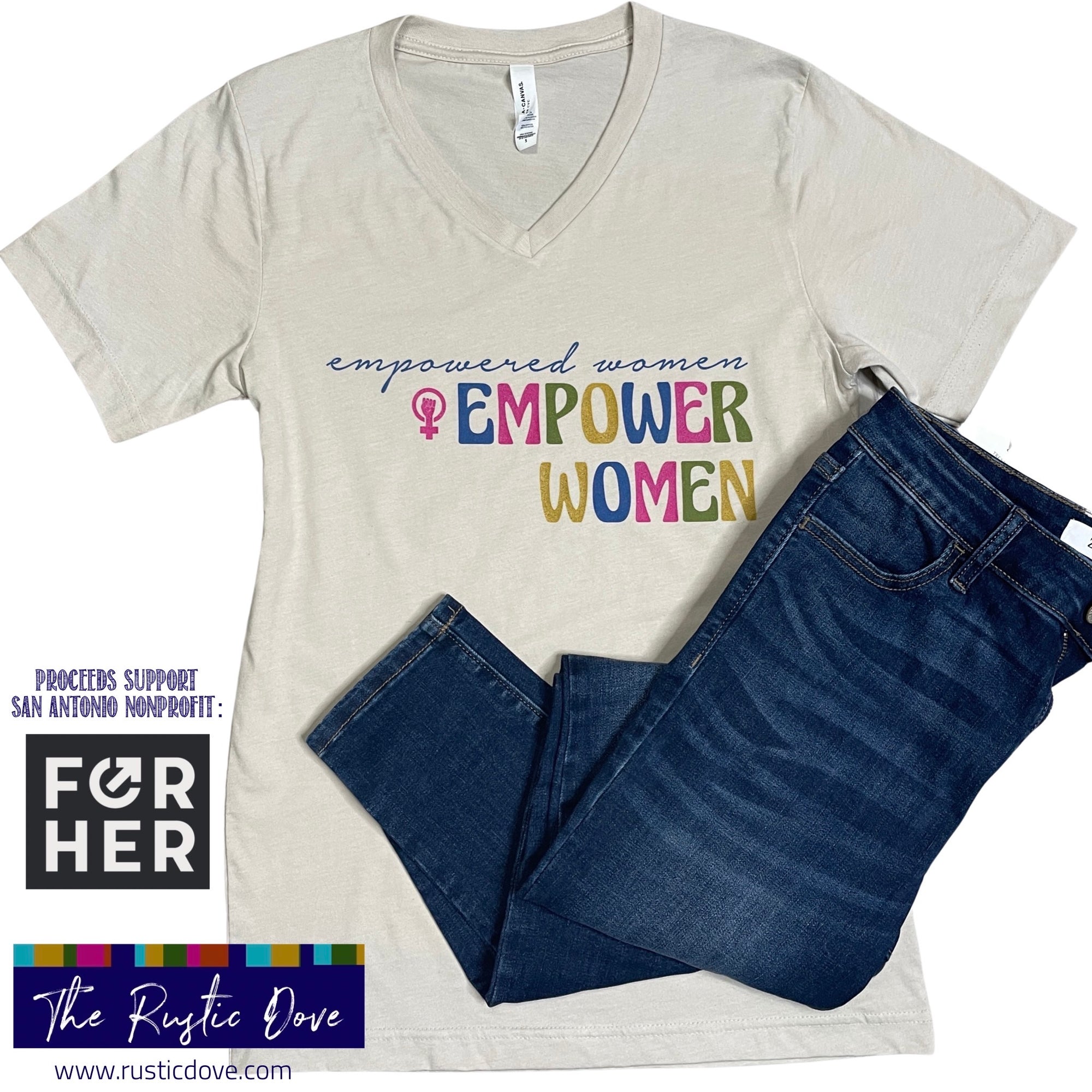 Empowered Women Tee: ForHer Giveback Fundraiser