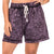 PLUS Zenana Blackberry Purple Mineral Wash Shorts