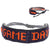 Navy Orange Game Day Seed Bead Bracelet